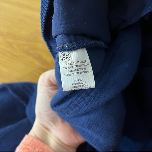 Frances Valentine Navy Cropped Pants - Picture 10 of 10